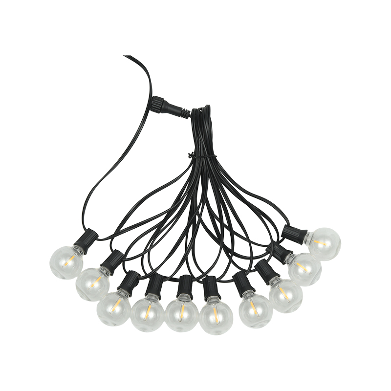 G40 Clip-on E12 Spiral Lampu Tali Putih Hangat