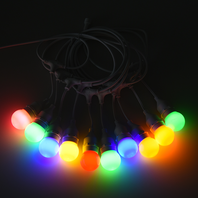 G45 Liontin Tipe E27 Lampu Tali Berwarna Spiral