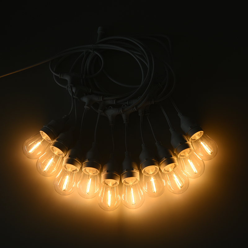 S14 Liontin Tipe E27 Lampu Tali Putih Hangat