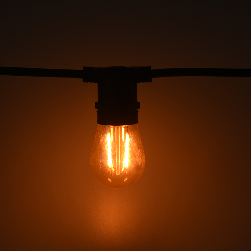 Lampu senar terintegrasi kepala datar