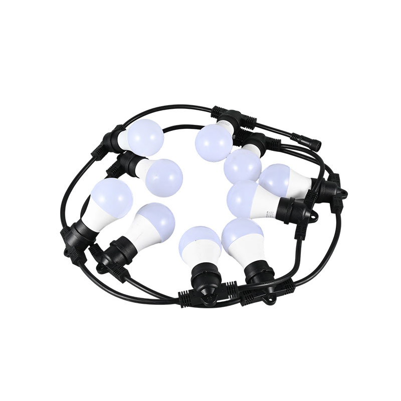 E27 Spiral RGB Remote Control Inframerah Lampu Tali Hemat Energi