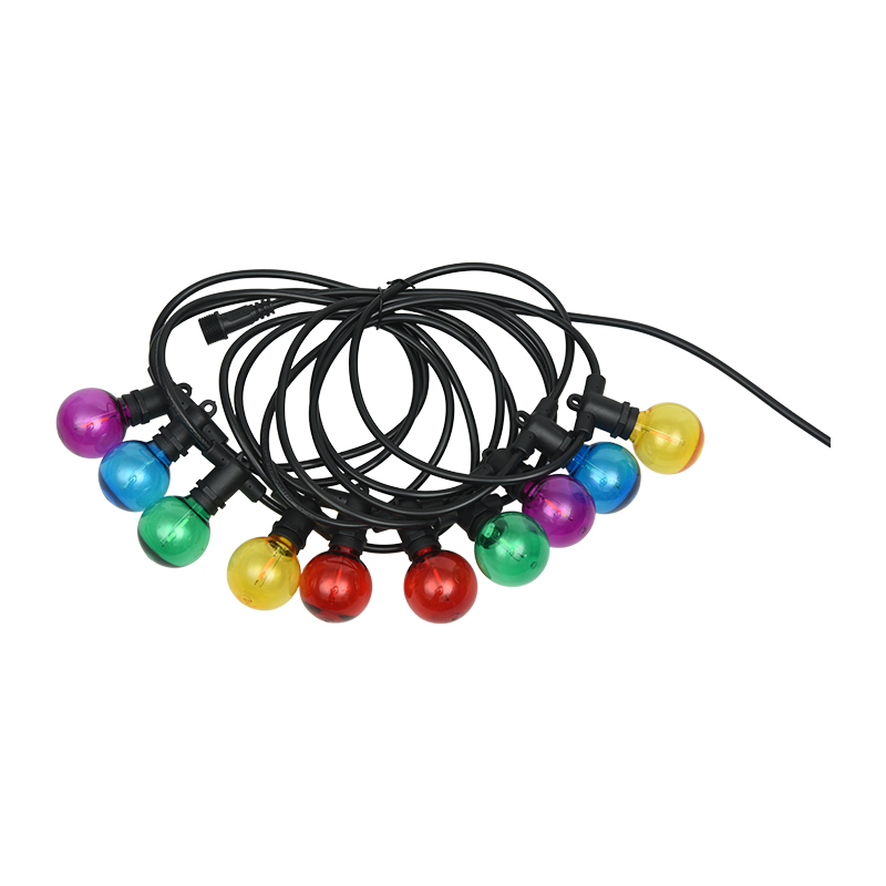 G40 Ball Bubble E12 Spiral Mouth Dekorasi Memperhiasi Warna-warni