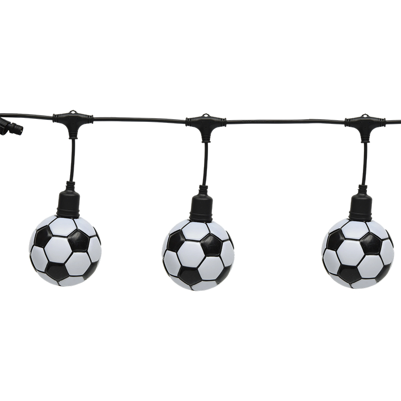 Lampu senar bertema sepak bola (5 meter, 10 lampu)