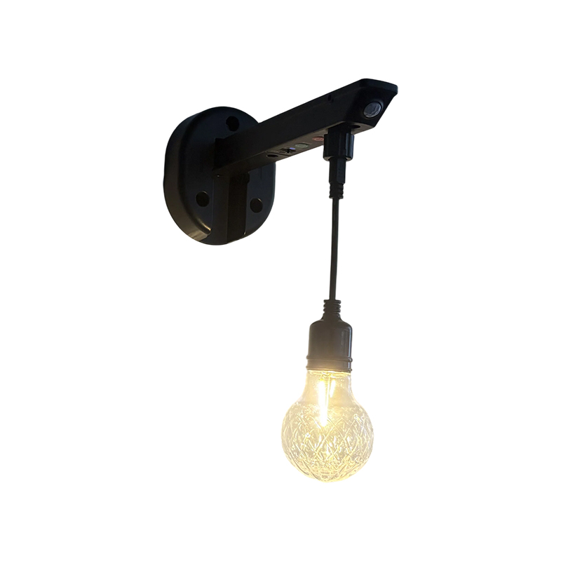 Lampu dinding tenaga surya tersebar pola berlian (bentuk bohlam A60)
